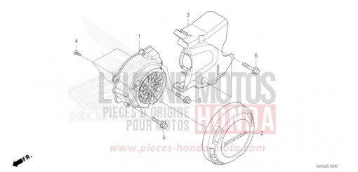 A.C. GENERATOR COVER CBF125MER de 2024
